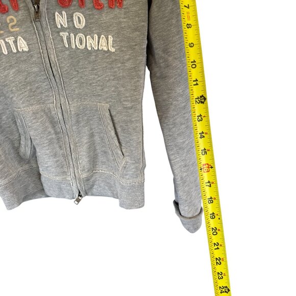 Hollister 22nd Invitational Hoodie Pullover Black Logo Sweatshirt Size M Y2K - Picture 9 of 9